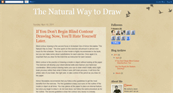 Desktop Screenshot of naturalwaytodraw.com