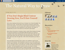 Tablet Screenshot of naturalwaytodraw.com